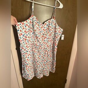 NWT Old Navy Floral Romper 3X